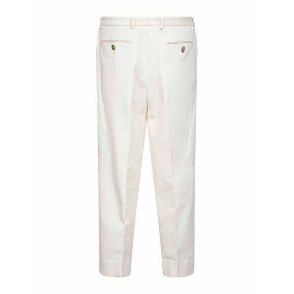 D 4.0 Men Ivory Stretch Moleskin Bricklane Trousers